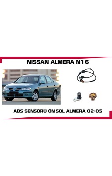 Almera Abs Sensörü Ön Sol 02-05 Almera Abs Sensörü Ön Sol 02-05