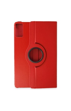 Xiaomi Redmi Pad Se Uyumlu Kılıf 360 Tablet Deri Kılıf - Kırmızı Klasik Xiaomi Redmi Pad Se Uyumlu Kılıf 360 Tablet Deri Kılıf - Kırmızı Klasik