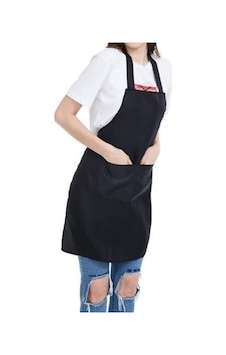Unisex Siyah Askılı Mutfak Önlüğü Unisex Siyah Askılı Mutfak Önlüğü