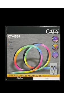 Cata Ct4567 Pıxel Neon Led Set Rgb Usb Girişli 5mt Cata Ct4567 Pıxel Neon Led Set Rgb Usb Girişli 5mt