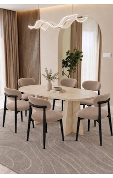 Bohem Traverten Masa Takımı Takımı 6 Kişilik Masa Sandalye Takımı İskandinav Takım Capicino - 906143053 Capicino Bohem Traverten Masa Takımı Takımı 6 Kişilik Masa Sandalye Takımı İskandinav Takım Capicino - 906143053 Capicino