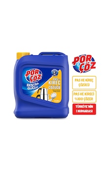 Porçöz Ekstra Güçlü Pas ve Kireç Çözücü 4 L Porçöz Ekstra Güçlü Pas ve Kireç Çözücü 4 L