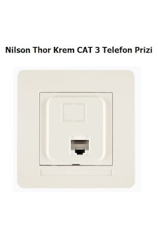 Nilson Thor Krem Cat 3 Nümeris Telefon Prizi Nilson Thor Krem Cat 3 Nümeris Telefon Prizi