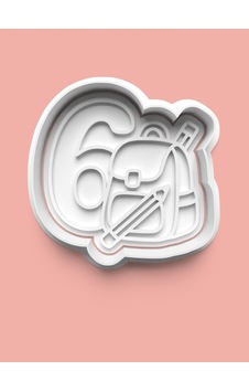 Altı Yaş Doğum Günü Kurabiye Kalıbı Ve Şeker Hamuru Kalıbı - 6 Rakamı Altı Yaş Doğum Günü Kurabiye Kalıbı Ve Şeker Hamuru Kalıbı - 6 Rakamı