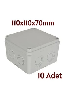 Orel 110mm X 110mm X 70mm Termo Plastik Buat 10 Adet