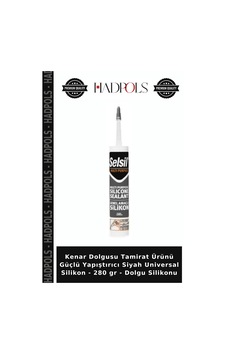 Kenar Dolgusu Tamirat Ürünü Güçlü Yapıştırıcı Siyah Universal Silikon - 280 Gr - Dolgu Silikonu Kenar Dolgusu Tamirat Ürünü Güçlü Yapıştırıcı Siyah Universal Silikon - 280 Gr - Dolgu Silikonu