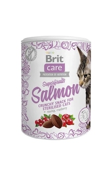 Brit Care Somonlu Kısırlaştırılmış Kedi Ödülü Maması 100 G Brit Care Somonlu Kısırlaştırılmış Kedi Ödülü Maması 100 G