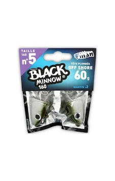 Fiiish Black Minnow BM160/5 BM015 Off Shore 60gr Jig Head - Kaki