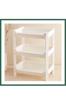 Bezos 3 Katlı Geniş Sepet Organizer Raf Ünitesi 510x205x685 Mm Bzs01 Çok Renkli Bezos 3 Katlı Geniş Sepet Organizer Raf Ünitesi 510x205x685 Mm Bzs01 Çok Renkli