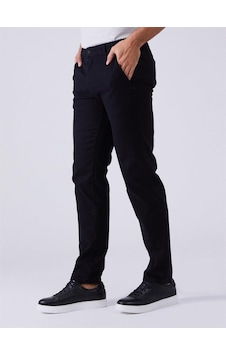 Yazı Klasik Fit Likralı Erkek Kanvas Pantolon-7080 siyah Siyah Yazı Klasik Fit Likralı Erkek Kanvas Pantolon-7080 siyah Siyah