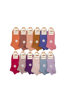 Dündar Çorap Kadın Modal Plus Patik Çorap Pastel Renk 4506 - 12 Adet 001 Dündar Çorap Kadın Modal Plus Patik Çorap Pastel Renk 4506 - 12 Adet 001