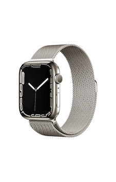 Apple Uyumlu  Watch  Ultra/ultra2 49mm Kordon Metal Tel-örgü İşlemeli Kordon