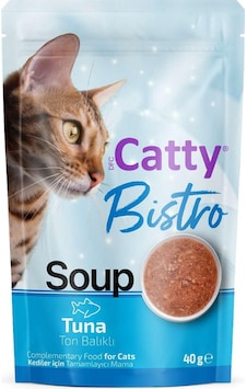 Catty Bistro Ton Balıklı Kedi Çorbası 40 Gr Catty Bistro Ton Balıklı Kedi Çorbası 40 Gr