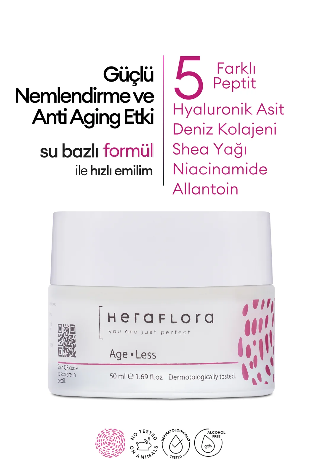Su Bazlı Ve Yüz Kremi 50 Ml Hyalüronik Asit Kolajen Peptit Su Bazlı Ve Yüz Kremi 50 Ml Hyalüronik Asit Kolajen Peptit