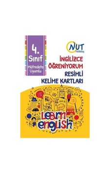 4.Sınıf İngilizce Öğreniyorum - Resimli Kelime Kartları -  Nut Publishing