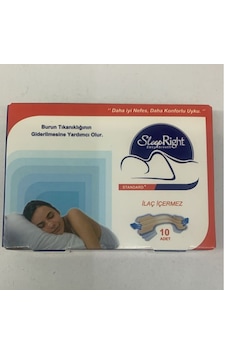Sleep Right Standart Burun Bandı 10'lu Red Sleep Right Standart Burun Bandı 10'lu Red