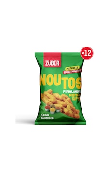 Züber Noutos Fırınlanmış Nohut Cipsi Kajun Baharatlı 12 x 55 G Züber Noutos Fırınlanmış Nohut Cipsi Kajun Baharatlı 12 x 55 G