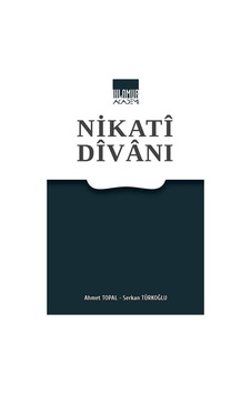 Nikati Divanı / Dr. Ahmet Topal Nikati Divanı / Dr. Ahmet Topal