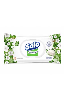 Solo Islak Havlu Beyaz Sabun Kokulu 90'lı 2'li Set Solo Islak Havlu Beyaz Sabun Kokulu 90'lı 2'li Set