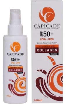 Capicade Collagen Tinted Güneş Koruyucu Krem Spf 50+ 100 ML Capicade Collagen Tinted Güneş Koruyucu Krem Spf 50+ 100 ML