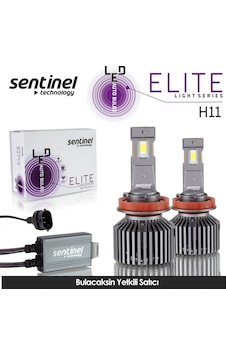 Sentinel Elite H11 Led Xenon Ampülü 65w 12v 12000 Lumen 6500 Kelvin Beyaz Işık Sentinel Elite H11 Led Xenon Ampülü 65w 12v 12000 Lumen 6500 Kelvin Beyaz Işık