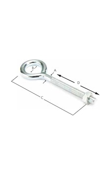 Kapalı Piton M8x160 10 Adet