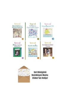 Behiç Ak Resimli Hikaye Kitapları 6 Kitap Set + Okuma Sticker'ları Behiç Ak Resimli Hikaye Kitapları 6 Kitap Set + Okuma Sticker'ları