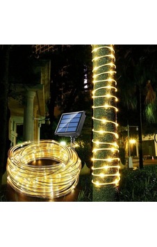 10m 100 Led Solar Led Işık Gün Işığı Renkli