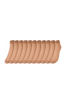 DS Wak Kadın Pantolon Çorabı 12 Çift Siyah Ve Ten İnce Topuksuz Günlük Rahat Bilek Çorabı DS Wak Kadın Pantolon Çorabı 12 Çift Siyah Ve Ten İnce Topuksuz Günlük Rahat Bilek Çorabı