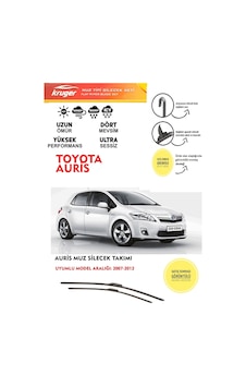 Toyota Auris Muz Silecek Silgi Silgeç Takımı 1.33 1.4 1.6 Motor Araca Özel Aparat 2007-2012 Arası Toyota Auris Muz Silecek Silgi Silgeç Takımı 1.33 1.4 1.6 Motor Araca Özel Aparat 2007-2012 Arası