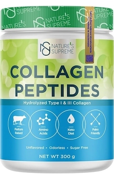 Natures Supreme Collagen Peptides Powder 300 Gr Aromasız Natures Supreme Collagen Peptides Powder 300 Gr Aromasız
