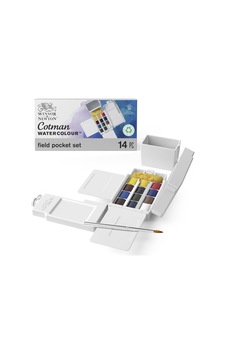 Winsor Newton Cotman Field Box Kır Tipi 12'li Suluboya Yarım Tablet Diğer Winsor Newton Cotman Field Box Kır Tipi 12'li Suluboya Yarım Tablet Diğer