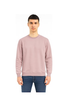 Classics Men Erkek Oversize Uzun Kol Sıfır Yaka Sweatshırt-7383 Lila