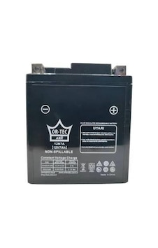 Ortec Akü 12v / 7ah Dik Honda Motosiklet Aküsü