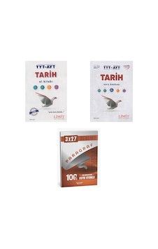 2027 Limit Tyt Ayt Tarih El Kitabı + Video Çözümlü Soru + Anla Kazan Paragraf Deneme 3'lü Set 2027 Limit Tyt Ayt Tarih El Kitabı + Video Çözümlü Soru + Anla Kazan Paragraf Deneme 3'lü Set