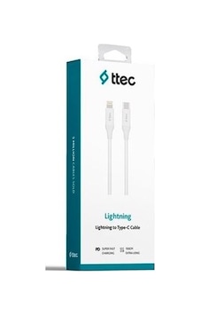 2dk40b Ttec Type-c - Lıghtnıng Hızlı Şarj Kablosu 150cm-beyaz
