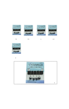 Youvella 6397 Mafsallı Lrf Jig Head Silver Head 4'lü Paket Youvella 6397 Mafsallı Lrf Jig Head Silver Head 4'lü Paket