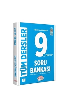 9. Sınıf Vıp Tüm Dersler Soru Bankası / Komisyon 9. Sınıf Vıp Tüm Dersler Soru Bankası / Komisyon