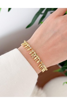 Çelik Salkım Bileklik Gold Çelik Salkım Bileklik Gold