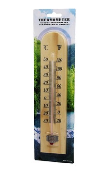 Ahşap Derece Oda Termometresi Bx40