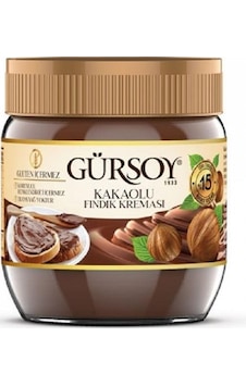 Gürsoy Kakaolu Fındık Kreması Glutensiz 400 G Gürsoy Kakaolu Fındık Kreması Glutensiz 400 G