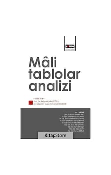 Mali Tablolar Analizi / Kolektif Mali Tablolar Analizi / Kolektif