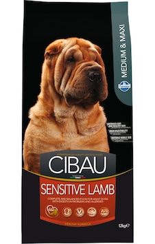 Cibau Adult Maxi Sensitive Kuzu Etli Hassas Büyük Irk  Yetişkin Köpek Maması 12 KG