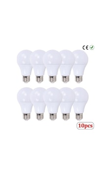 10 Adet 9 Watt E27 Duylu Led Ampul - Gün Işığı - 10'lu Paket