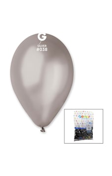 Gm-110-38 Metalik - Gümüş Balon 11&apos &apos - 28cm - 100 Parça Çok Renkli Gm-110-38 Metalik - Gümüş Balon 11&apos &apos - 28cm - 100 Parça Çok Renkli