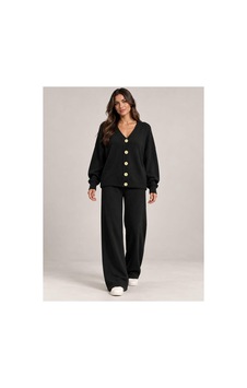 Velora Grup Triko 2'li Takım Oversize Siyah - 938221605 Siyah Velora Grup Triko 2'li Takım Oversize Siyah - 938221605 Siyah