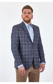 Tom Becker Minimalist Kareli Erkek Ceket - Günlük Şıklık Lacivert Tom Becker Minimalist Kareli Erkek Ceket - Günlük Şıklık Lacivert