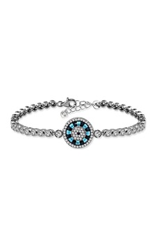 Choice Gümüş Cam Göz Su Yolu Bileklik (528184663) Choice Gümüş Cam Göz Su Yolu Bileklik (528184663)