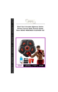 Özel Seri Arcade Eğlence Salon Gereci Vuruş Aleti Punch Game Skor Boks Makinesi Eldiven İle