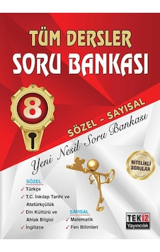 Tekiz Lgs Tüm Dersler Soru Bankası 8. Sınıf Tekiz Lgs Tüm Dersler Soru Bankası 8. Sınıf